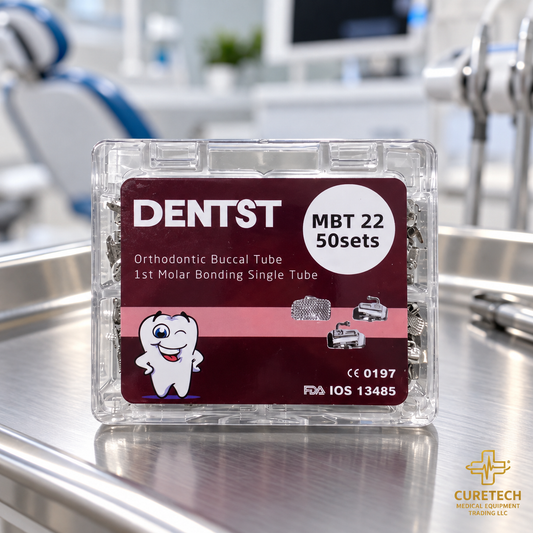 Dental Bondable Buccal Tube Roth/MBT 0.022 Inch – 50 Sets per Box