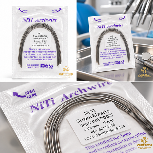Dental Super Elastic NiTi Orthodontic Arch Wire – Round, 10 Pieces